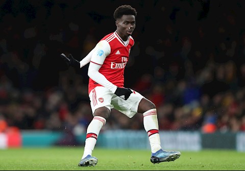 Bukayo Saka tiếp quản áo số 7 ở Arsenal hình ảnh