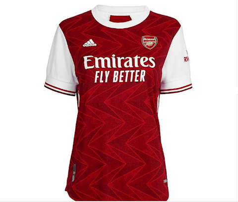 CHÍNH THỨC: Arsenal trình làng mẫu áo sân nhà mùa giải 2020/21