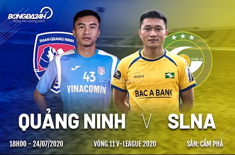 Truc tiep bong da Quang Ninh vs SLNA 18h00 ngay 24/7 vong 11 V-League 2020
