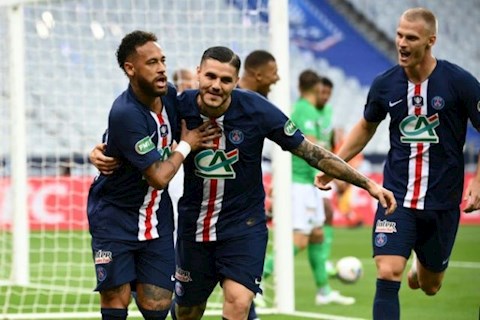 Kết quả tỷ số PSG vs StEtienne cúp quốc gia Pháp 201920 hình ảnh