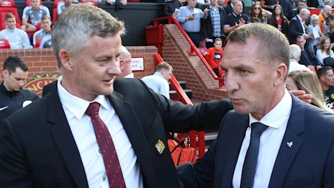 HLV Brendan Rodgers phát biểu trước trận Leicester vs MU hình ảnh