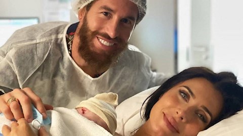 Trung vệ Sergio Ramos và vợ đón đứa con thứ 4 hình ảnh
