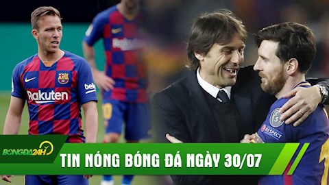 TIN NÓNG BÓNG ĐÁ 30/7: Inter bác tin đồn mua Messi; Coutinho trở lại Anh; Barca kiện Arthur