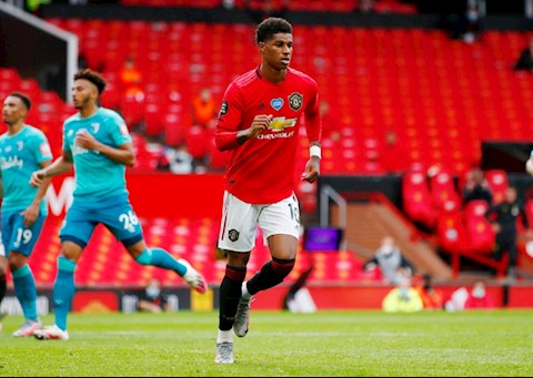 Những con số khó tin sau bàn thắng của Rashford vào lưới Bournemouth