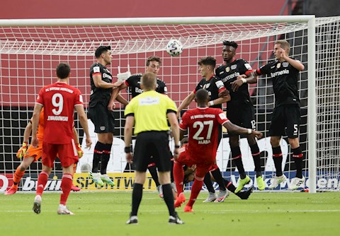 Bàn thắng kết quả Leverkusen vs Bayern Munich 2-4 cúp QG Đức hình ảnh