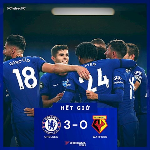 Chelsea co chien thang hoan hao truoc Watford