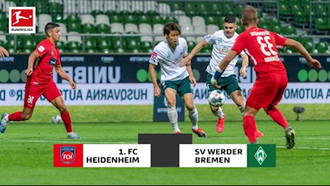 Heidenheim vs Bremen 1h30 ngày 77 Playoff Bundesliga 202021 hình ảnh