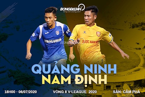 Truc tiep bong da Quang Ninh vs Nam Dinh 18h00 ngay hom nay 6/7 vong 8 V-League 2020