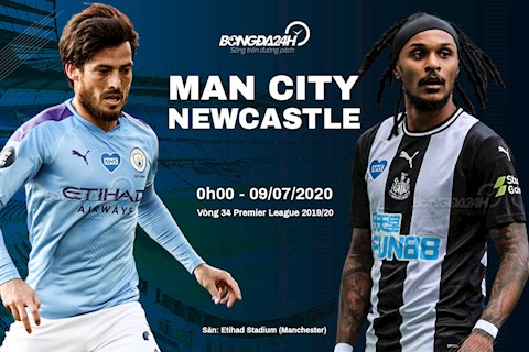 Trực tiếp Man City vs Newcastle vòng 34 Ngoại hạng Anh 2020 hình ảnh