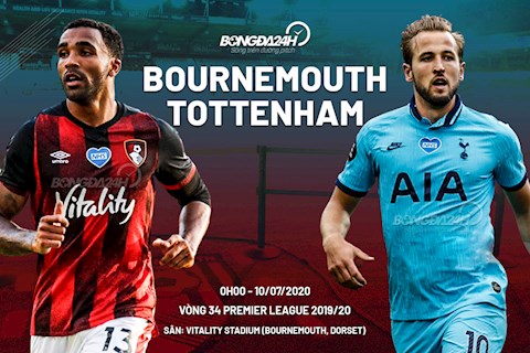 Trực tiếp Bournemouth vs Tottenham Ngoại hạng Anh 20192020 hình ảnh