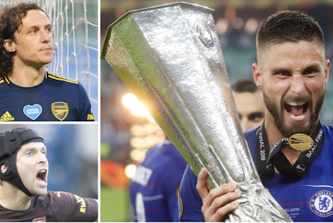 Luiz, Giroud và những ngôi sao từng khoác áo cả Chelsea lẫn Arsenal