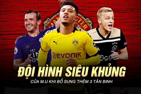 VIDEO: Đội hình siêu khủng MU mùa tới khi có thêm 3 tân binh chất lượng