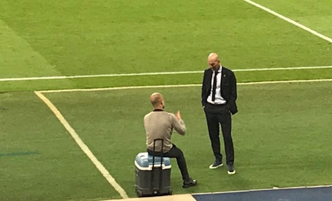 Pep Guardiola tiết lộ nội dung cuộc nói chuyện với Zidane hình ảnh