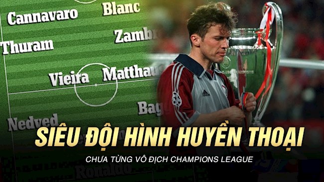 VIDEO: Đội hình huyền thoại chưa từng vô địch Champions League: Người đen đủi mang tên Ronaldo