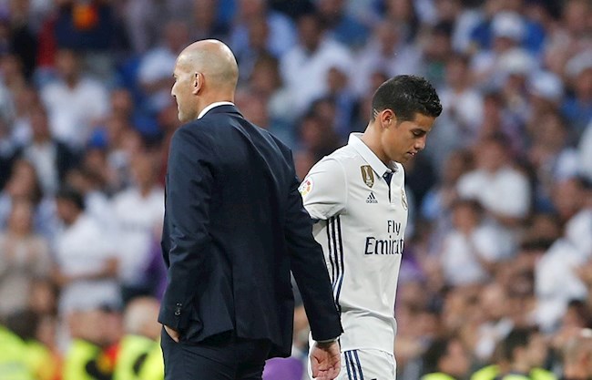 Bị Zidane hắt hủi, James Rodriguez tìm đường sang Premier League