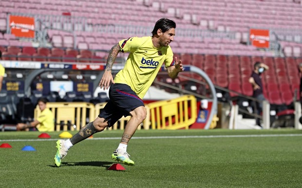 Lịch trình của tiền đạo Messi ở Barca trong một tuần tới hình ảnh
