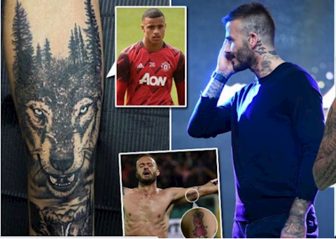 Mason Greenwood, Memphis Depay và những cầu thủ có những hình xăm khó tin