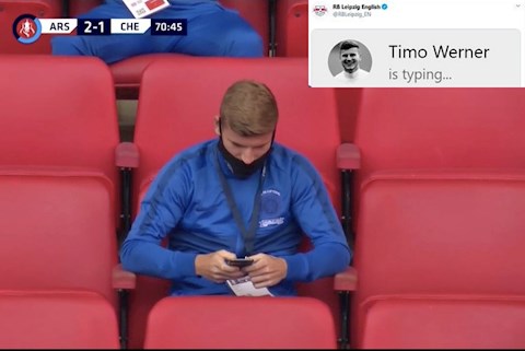 Ngồi như phỗng, Werner đang tìm đường về Leipzig?