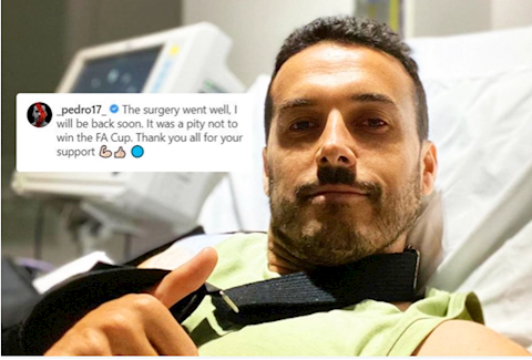 Vừa rời Chelsea Pedro đã lên bàn mổ