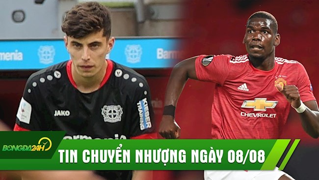 TIN CHUYỂN NHƯỢNG 8/8: Muốn có Kai Havertz, Chelsea phải nhờ sao MU, tương lai của Pogba được hé lộ