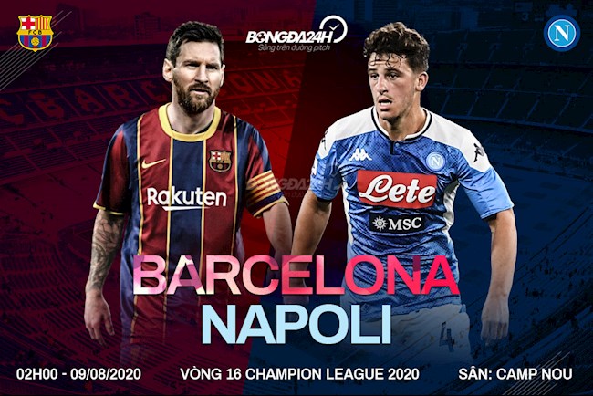 Trực tiếp Barca vs Napoli - Vòng 18 Champions League 2020 hình ảnh