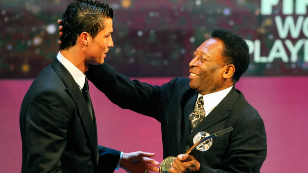 Đến Vua bóng đá Pele cũng phải bất ngờ với Cristiano Ronaldo