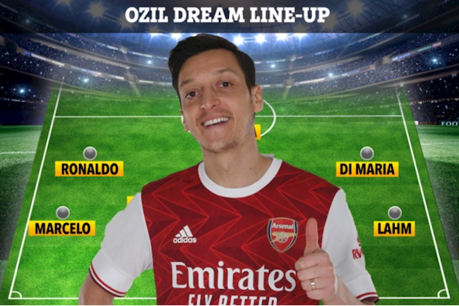Ozil đích thân chọn đội hình yêu thích, không có đồng đội Arsenal nào