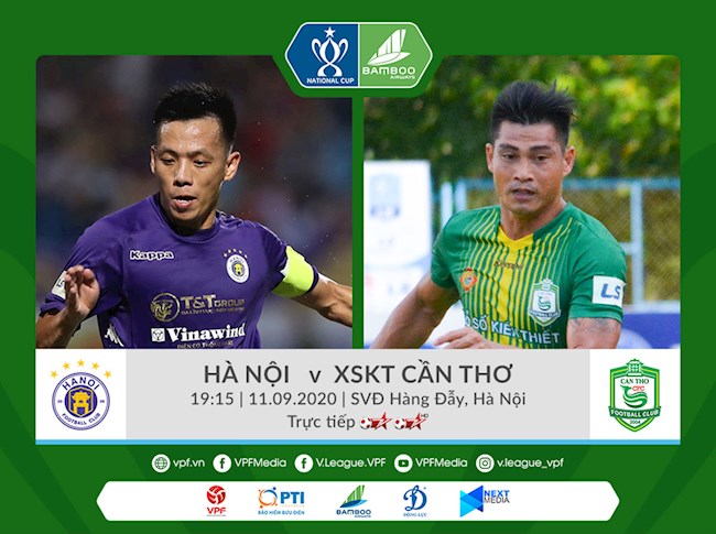 Xem trực tiếp bóng đá Hà Nội vs Cần Thơ Cúp quốc gia 2020 hình ảnh