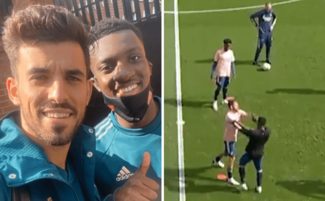 Dani Ceballos nói gì về tình huống choảng nhau với Eddie Nketiah?