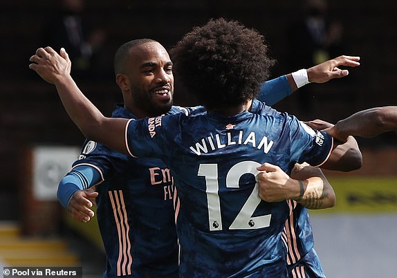 Những con số ấn tượng xung quanh bàn thắng của Lacazette vào lưới Fulham