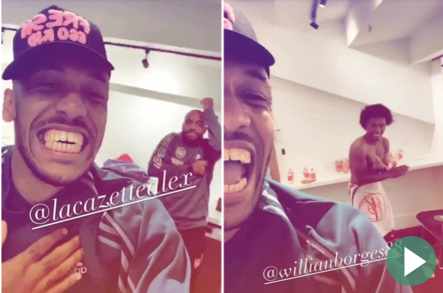 NHM Arsenal phấn khích với hành động của Aubameyang, Lacazette và Willian