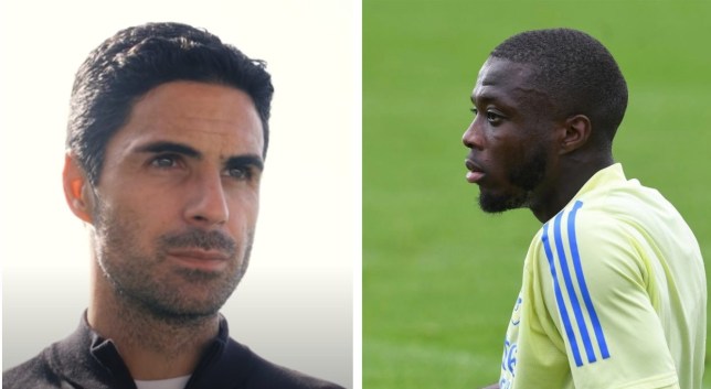 HLV Mikel Arteta thách thức tiền đạo Nicolas Pepe hình ảnh