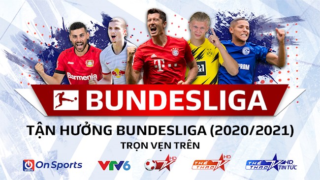 Poster cac kenh phat song cua Bundesliga 2020/21
