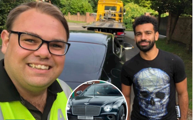 Mohamed Salah gặp nạn cùng siêu xe 160.000 bảng