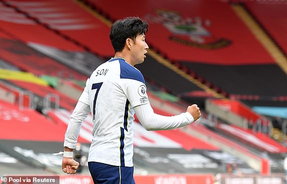 Tiền đạo Son Heung-Min tiếp tục ghi bàn trước Southampton hình ảnh