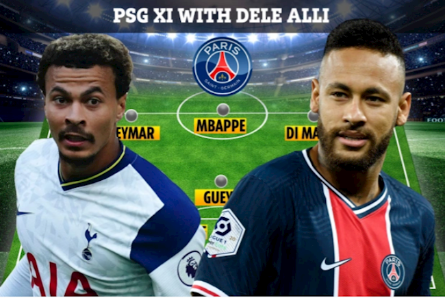 PSG sẽ đá thế nào nếu có thêm Dele Alli?