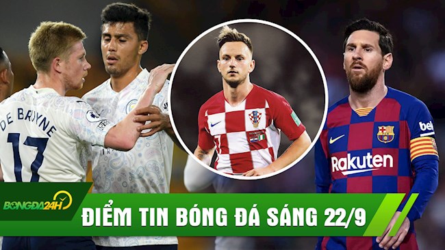 ĐIỂM TIN SÁNG 22/9: De Bruyne tỏa sáng giúp Man City giành 3 điểm; Messi tính chuyện lật ghế Koeman?