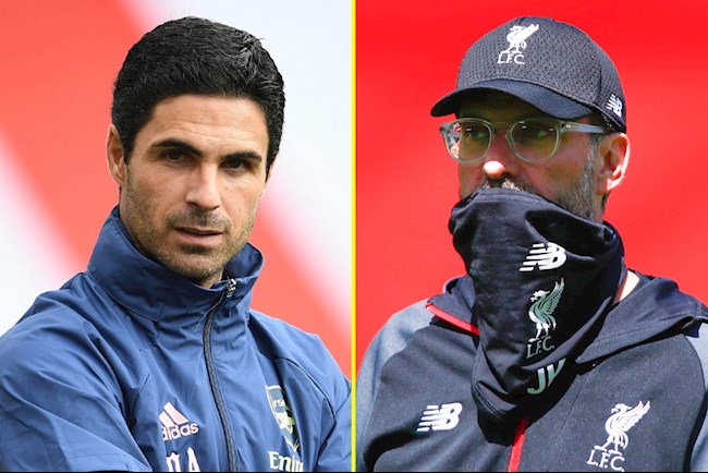 Arteta ấn tượng với tân binh của Jurgen Klopp