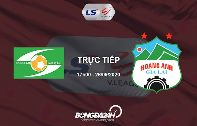 Link xem trực tiếp SLNA vs HAGL trên kênh VTV6, VTV5 (Vòng 12 V.League 2020)