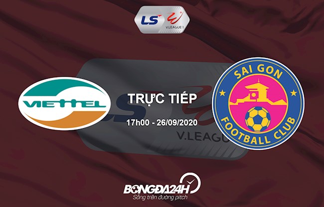 Link xem trực tiếp Viettel vs Sài Gòn (Vòng 12 LS V.League 1 - 2020)