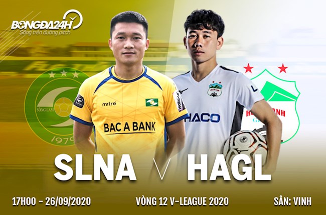 Truc tiep bong da SLNA vs HAGL vong 12 V-League 2020 luc 17h00 ngay hom nay 26/9