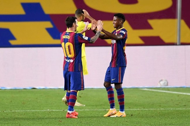 Barcelona: Bớt phụ thuộc Messi và sự chói sáng của Ansu Fati