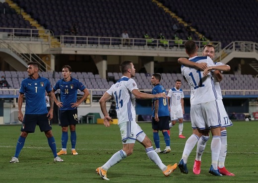 Kết quả bóng đá Italia vs Bosnia UEFA Nations League 202021 hình ảnh