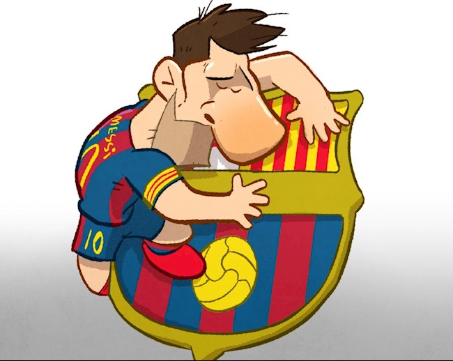 Biếm họa: Sau tất cả, Messi lại trở về với Barcelona