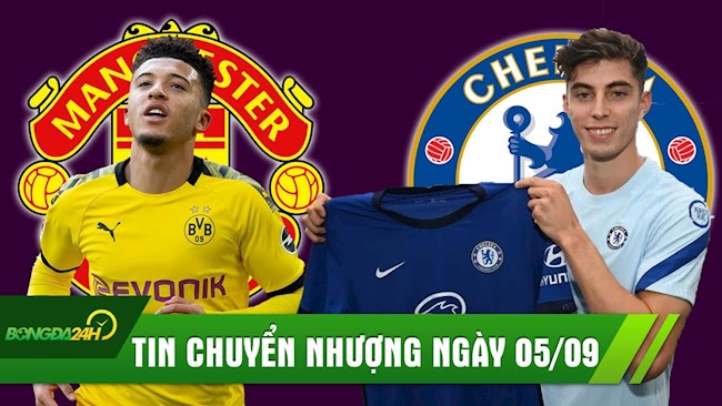 TIN CHUYỂN NHƯỢNG 5/9: Kai Havertz chính thức gia nhập Chelsea; MU chốt lương với Sancho