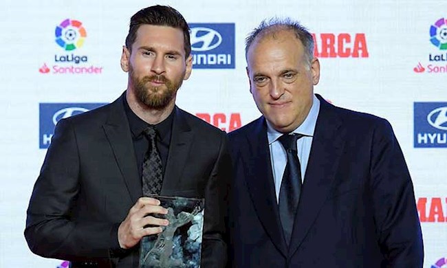 Tiền đạo Lionel Messi ở lại Barca, Chủ tịch La Liga nói gì hình ảnh