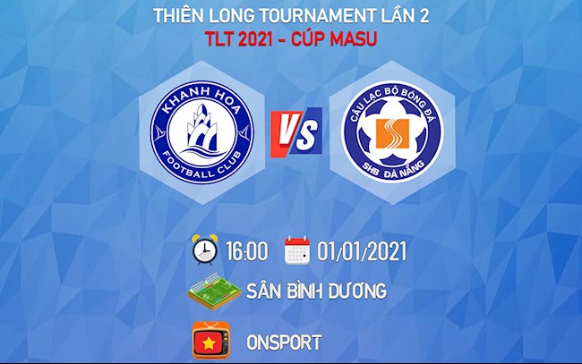 Kết quả bóng đá Đà Nẵng vs Khánh Hòa Thiên Long Cup 2021 khánh hòa vs shb đà nẵng