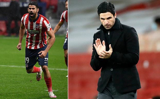HLV Mikel Arteta lên tiếng về khả năng Arsenal chiêu mộ Diego Costa