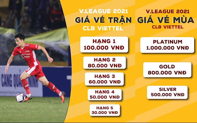 CLB Viettel mở bán vé trở lại ở V-League 2021 hình ảnh