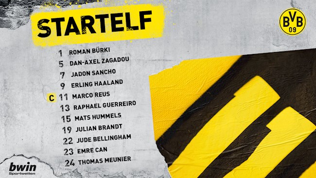 Danh sách xuất phát của Dortmund